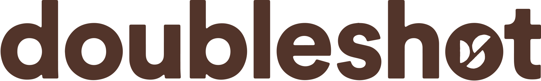 doubleshot logo jednoradkove